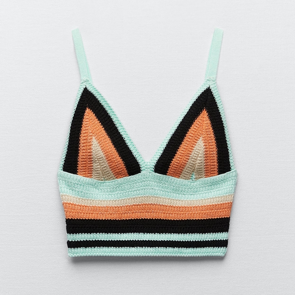 Zara crochet crop top